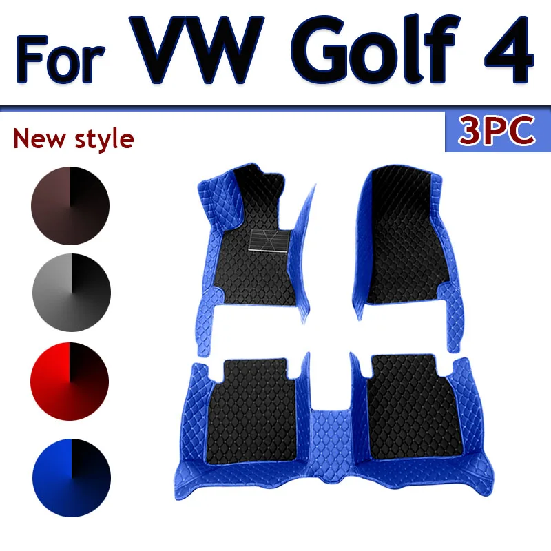 

Автомобильные коврики для VW Golf 4 MK4 1998 ~ 2003, Прямая поставка, центр, автомобильные аксессуары для интерьера, кожаные коврики, коврики, подставки для ног