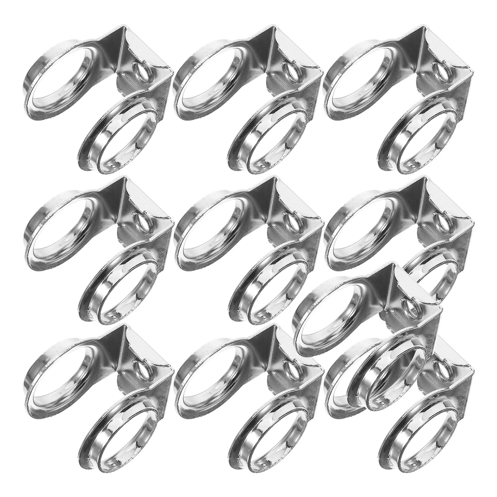 10 قطعة 22 مللي متر طبل المشبك مشبك معدني دائم للطبول ملحق متعدد الاستخدامات لجميع مستويات المهارة جودة طويلة الأمد