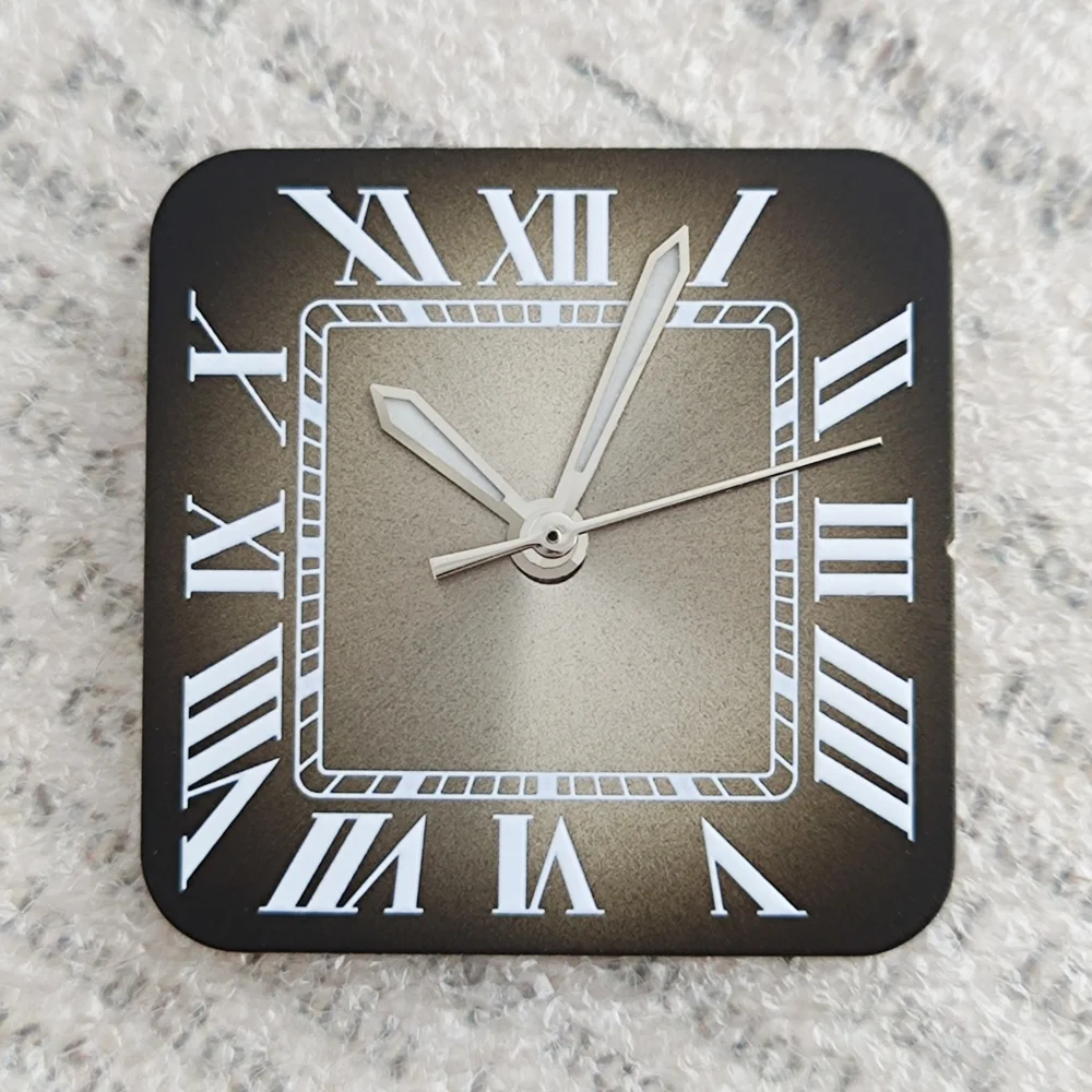 23.5mm NH05 Women's Custom Logo Roman Square Watch Dial for NH05 Automatic Movement Watch Modification Parts