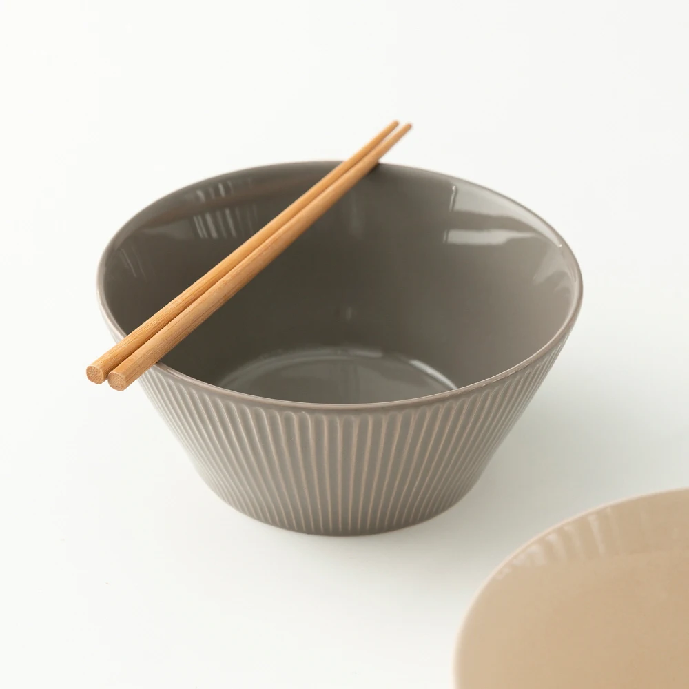 ssueim 1+1 ceramic  noodle Bowl (3color)