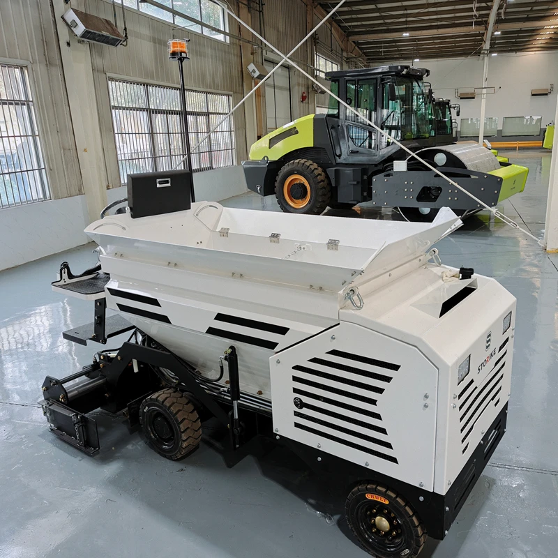 Portable Automatic Mini Asphalt Paver Standing At The Back Sand Soil Asphalt Paving Machine For Road Construction Machine