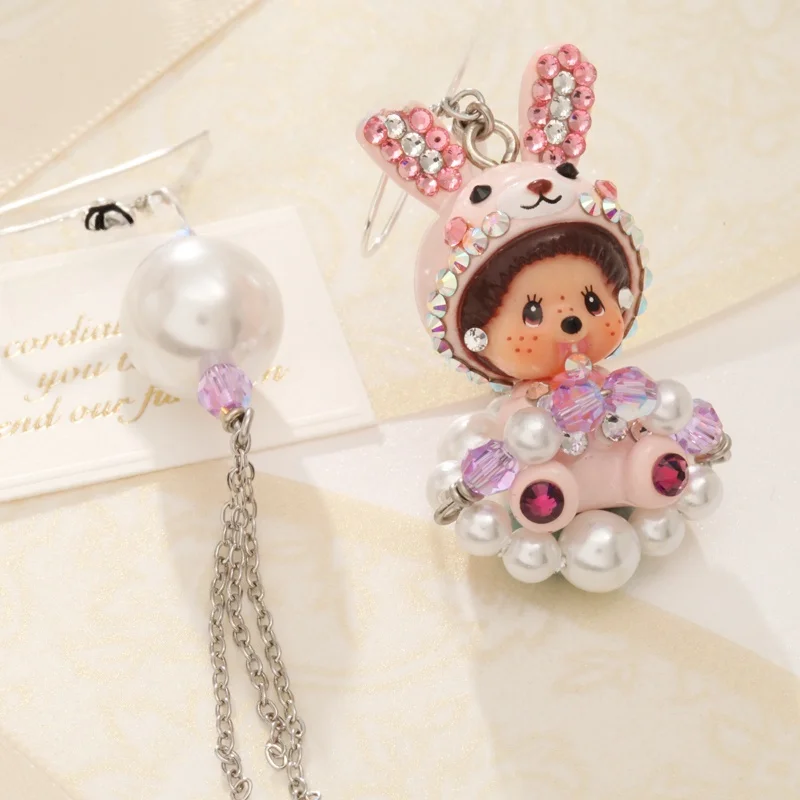 

Long Pearl Tassel Earrings Women's Korean Japanese Sle Faion Jewelry Accories Fre out New Bear Pattern