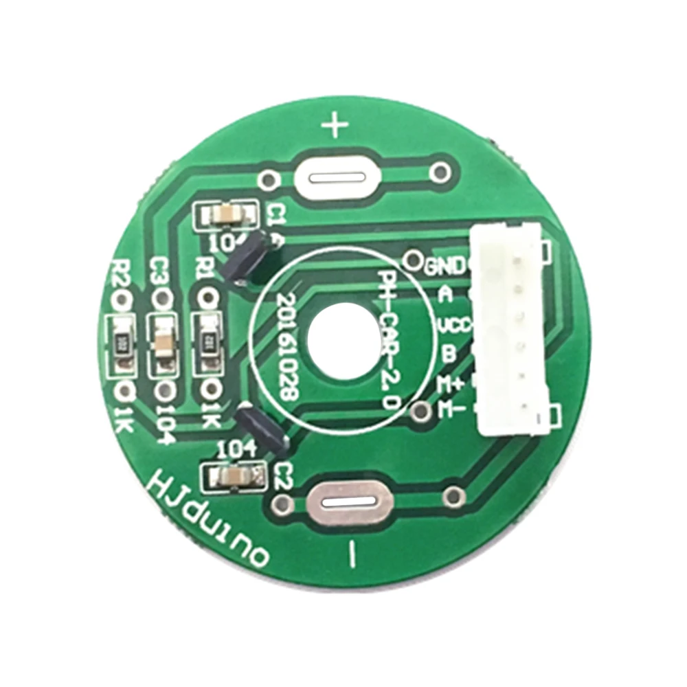 DC Motor Speed Sensor Module AB Phase Incremental Hall Sensor Encoder Magnetic Coding Speed Module for MCU Control