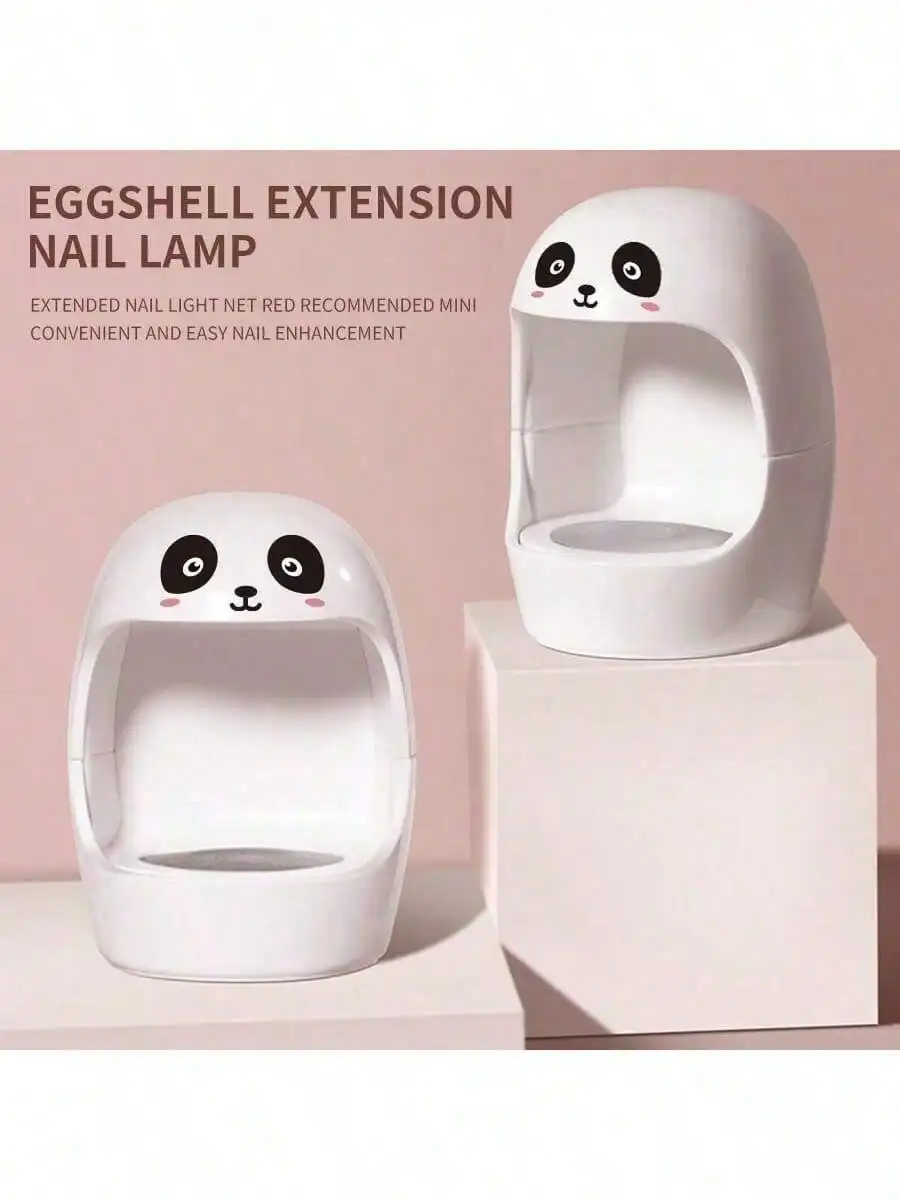 1pc 3Lamp USB Nageldroger Roze Ei Ontwerp MINI UV LED Lamp Nail Art Manicure Gereedschap 45S 60S Gel Polish Sneldrogend Curing Light