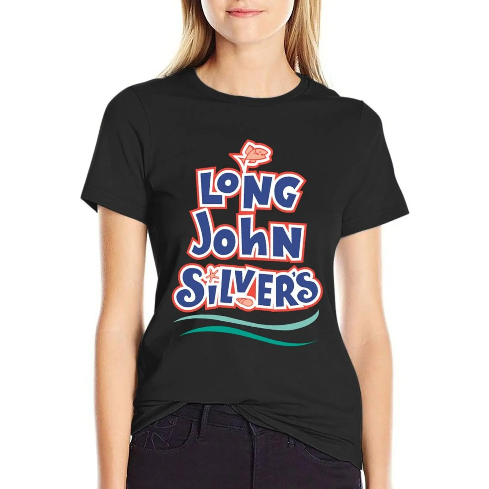 Gifts Idea Long John Silvers Merchandise Gifts For Fan T-shirt lady clothes Blouse clothes for Women