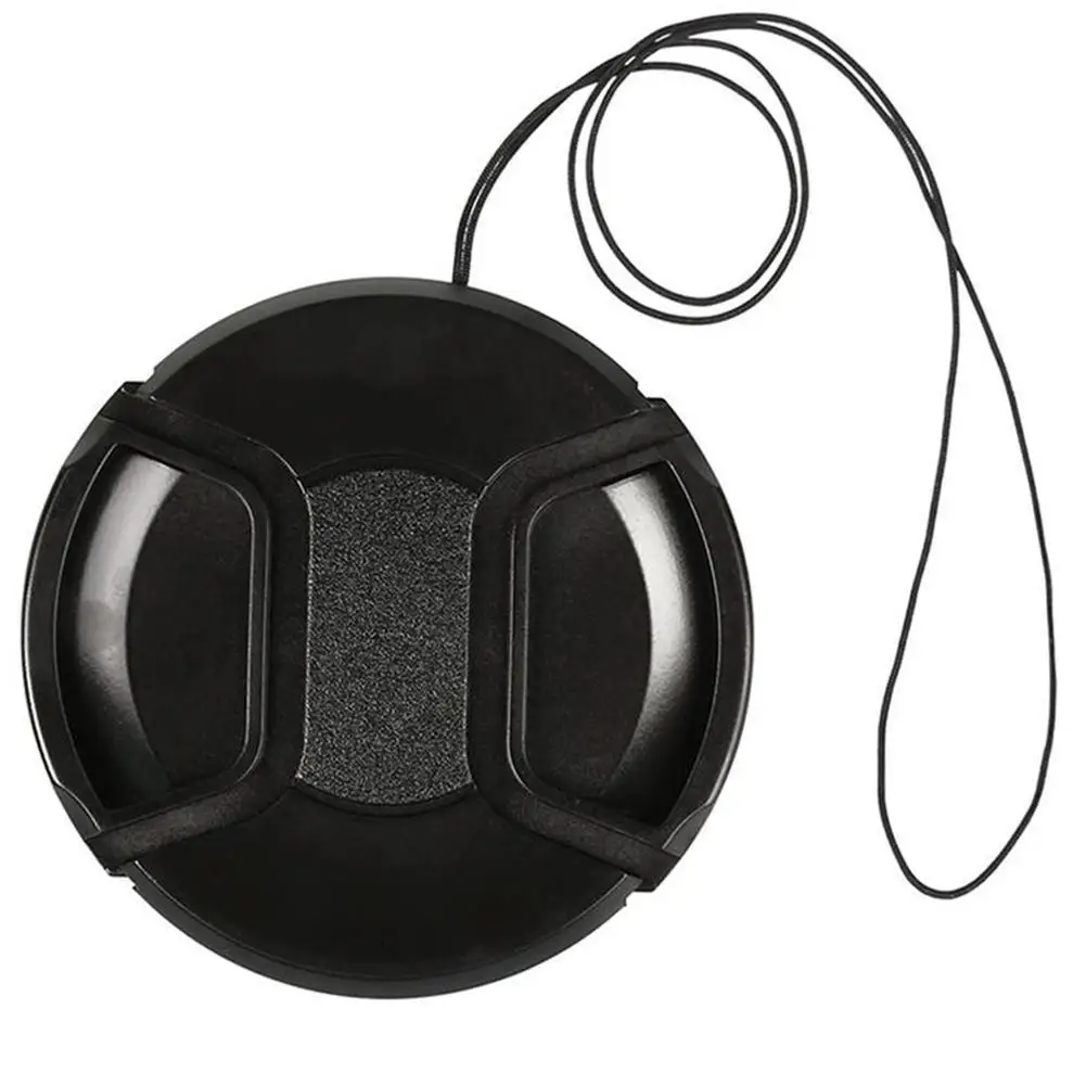 55mm Wordless Lens Cover DSLR Camera Lens Cover Dust Cover Unlabeled Lens Protection Cover Camera P0U4