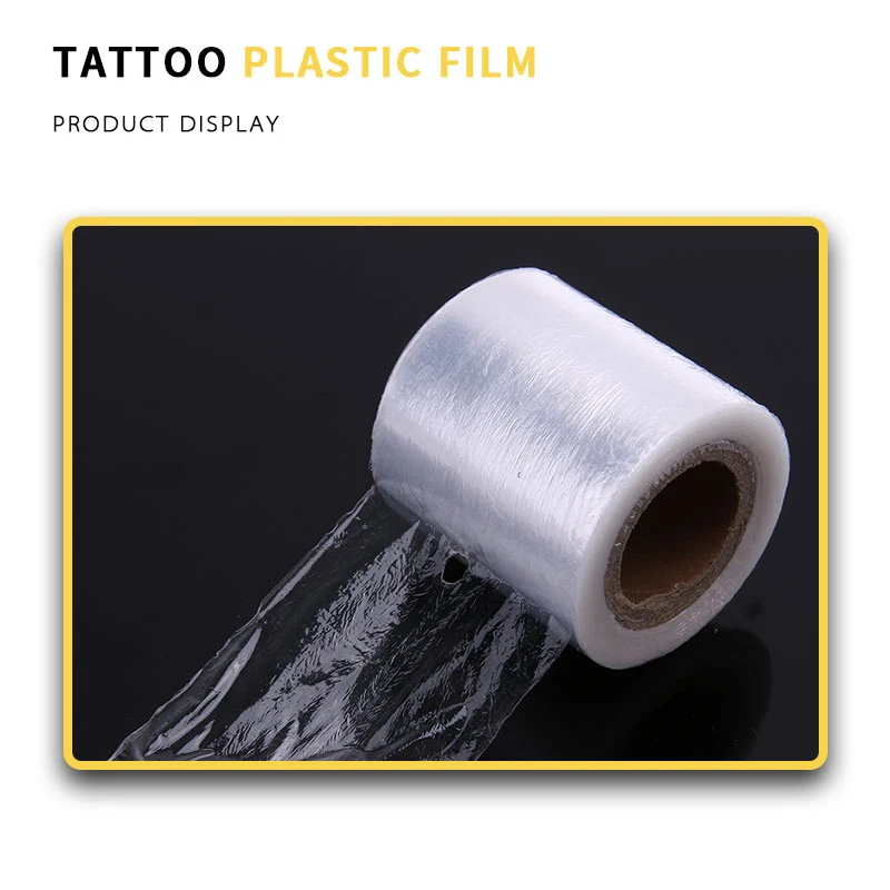 200m*40mm Transparent Tattoo Mask Film Plastic Wraps Cover Microblading Tattoo Permanent Makeup Micropigmentation Accessories