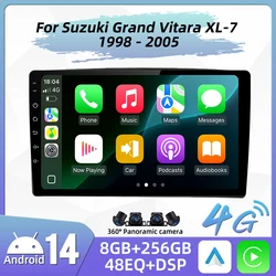 Car Radio For Suzuki Grand Vitara XL-7 1998 - 2005 2 Din Android Car Multimedia Player GPS Navigation Carplay Stereo Head Unit