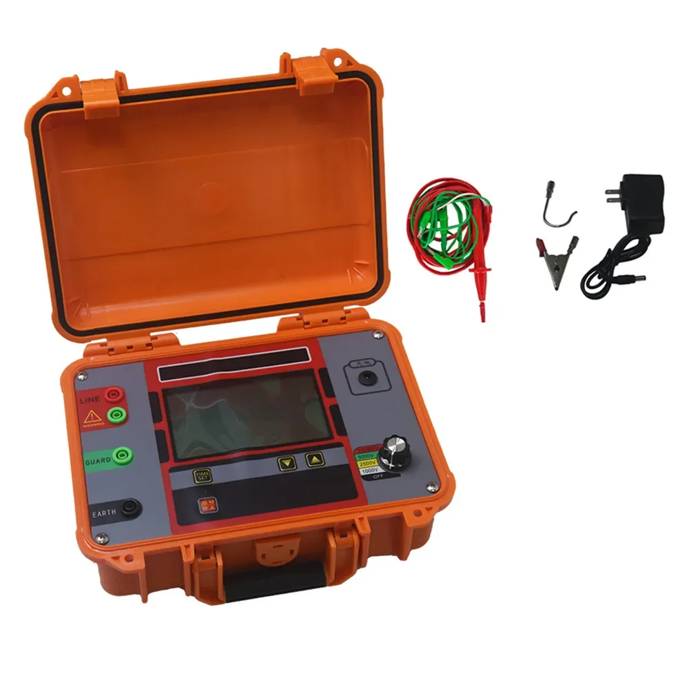 JH3302 10kv High Voltage Digital Ohm Meter Megameter Ground Earth Resistance Tester Insulation Resistance Tester