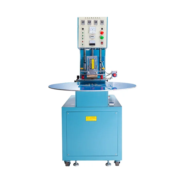 Turntable high frequency welding machine for plastic blister