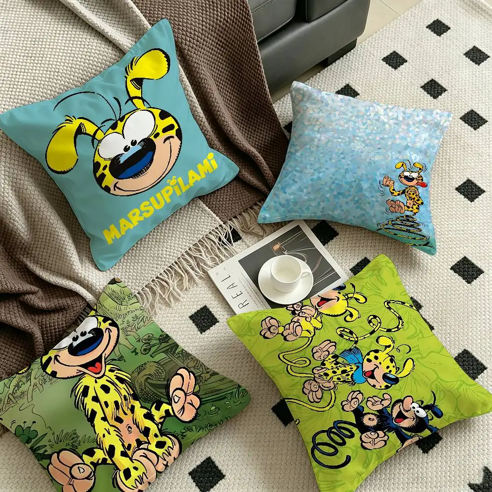 M-Marsupilami Pillowcase toon Gift Cushion Cover Bedroom Home Sofa Chair Seat Decor pillow case