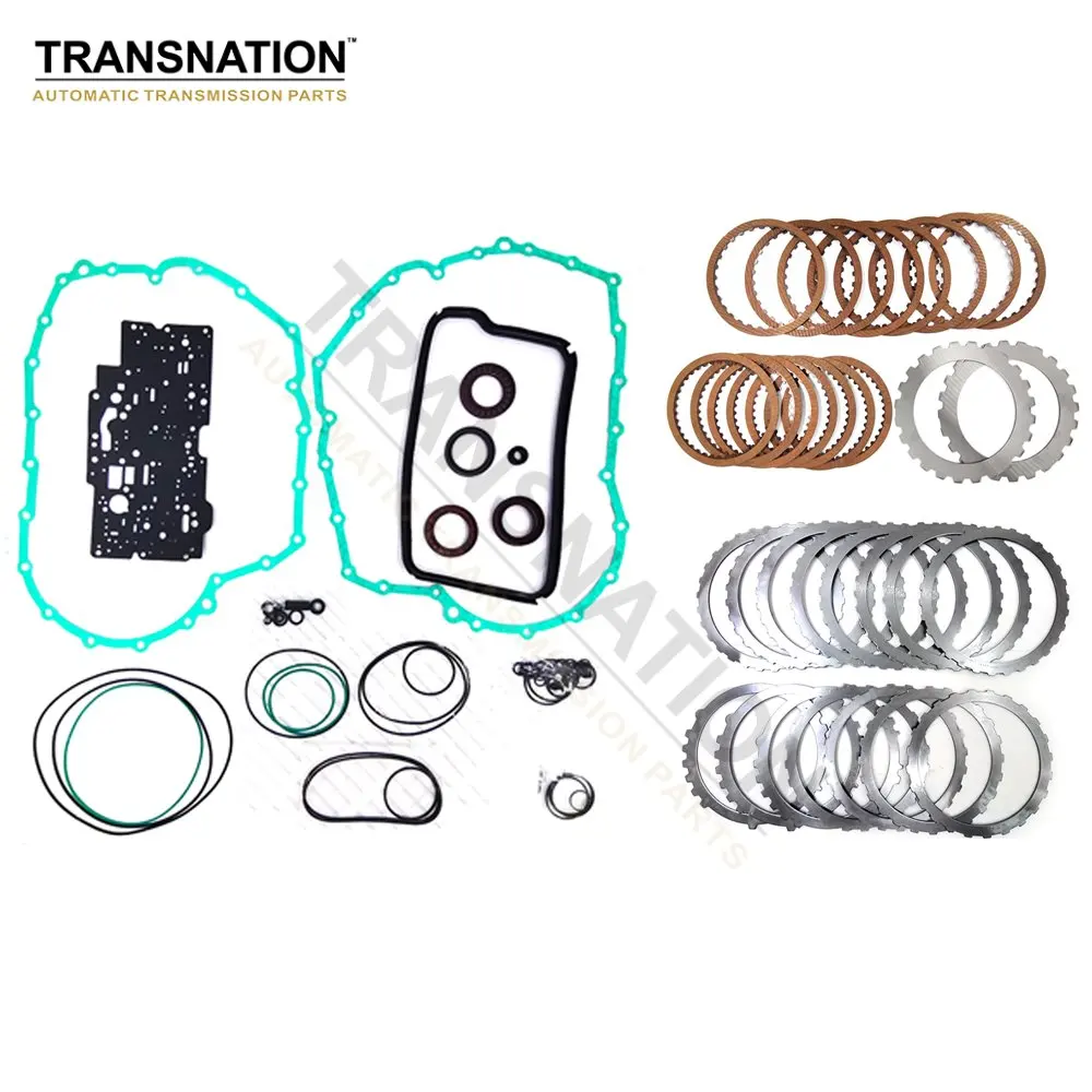 Transnation ZF4HP-20 4HP20 Transmission Rebuild Kit Overhaul Rings Seals Gaskets With Clutch Plate For PEUGEOT CITROEN 1998-UP