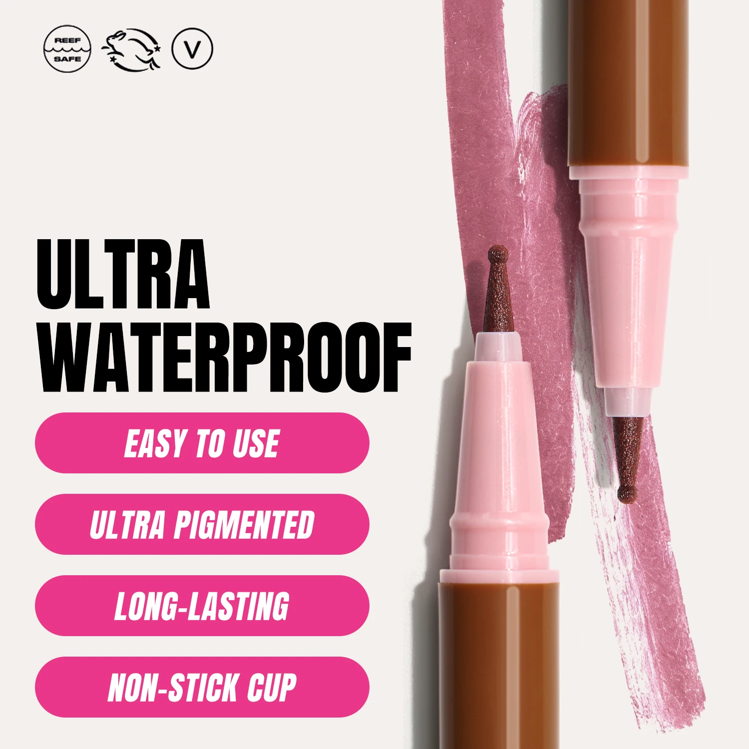 Crayon à lèvres mat végétalien imperméable, Logo personnalisé, crayon de maquillage liquide longue durée, vente en gros, marque privée