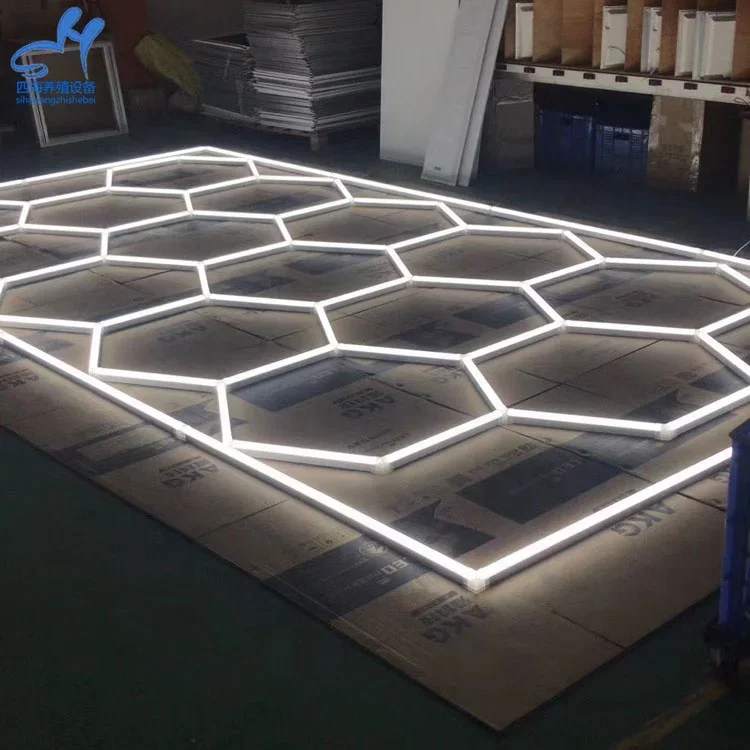 SUEZ Best Seller Wholesale Led Ceiling Light Honeycomb LED Light For Commercial Auto Show Hexagonal Led Light