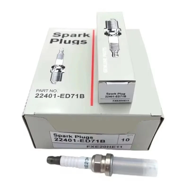 4pcs Iridium 22401-ED71B Spark Plug fit for Nissan JUKE VERSA CUBE MICRA TIIDA X-TRAIL SENTRA NOTE QASHQAI FXE20HE11 22401ED71B