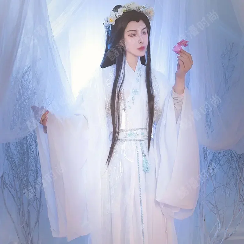 Chinese TV Series TGCF Tian Guan Ci Fu Xie Lian Hua Cheng Cosplay Costume Xie Lian Yue Shen Loulan Cos Dress Hanfu Full Set