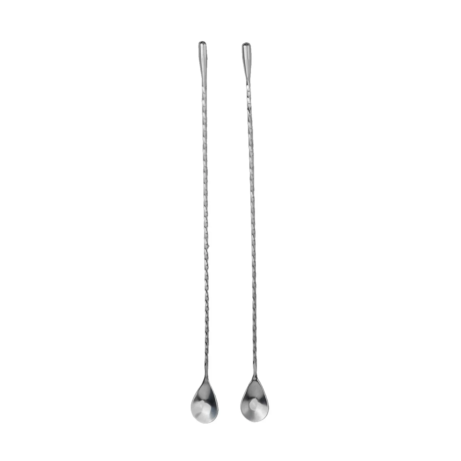 Stainless Steel Drink Mixing Spoon with Balanced Weight for Enhanced Control During Cocktail Preparation Tasks