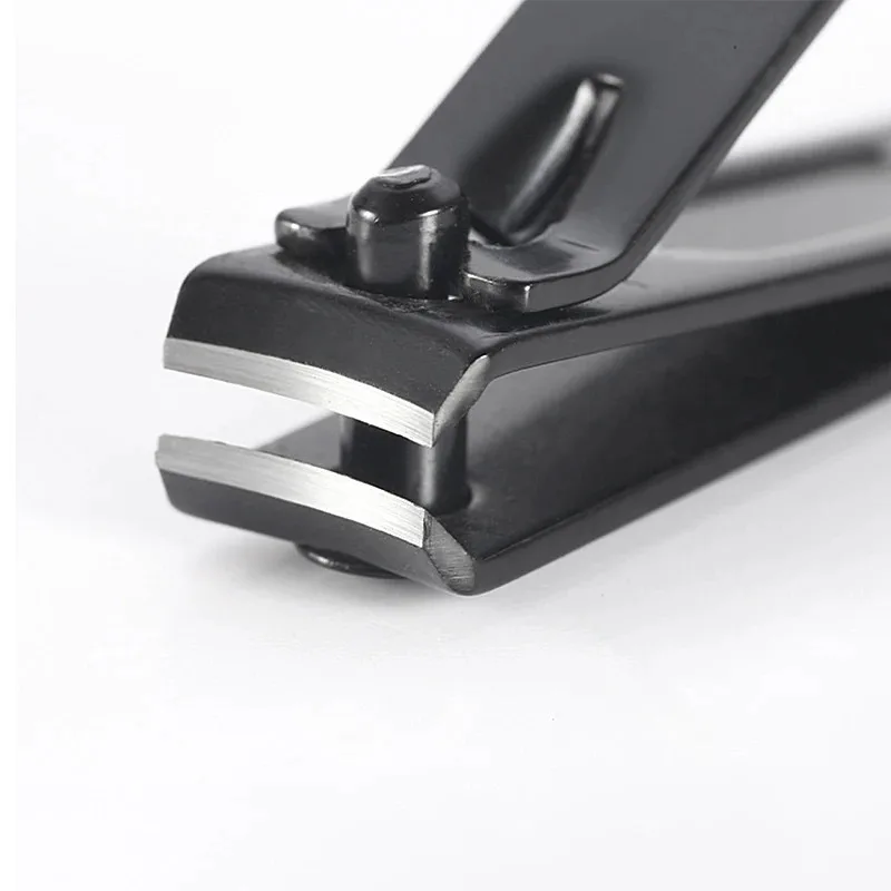 1/2/3 pçs preto cortador de unhas de aço inoxidável cortador de unhas grosso tesoura alicate unha profissional manicure trimmer