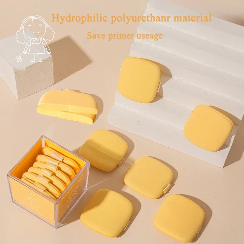 Butter puff air cushion biscuit becomes bigger when encountering water, super soft liquid foundation makeup tool is double-sided