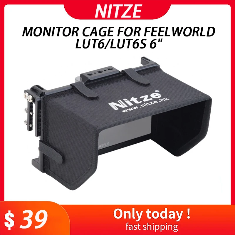 Nitze Monitor Cage for Feelworld LUT6/LUT6S 6