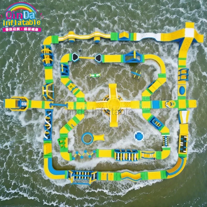

Outdoor Giant Inflatable Water Park For Kids And Adults