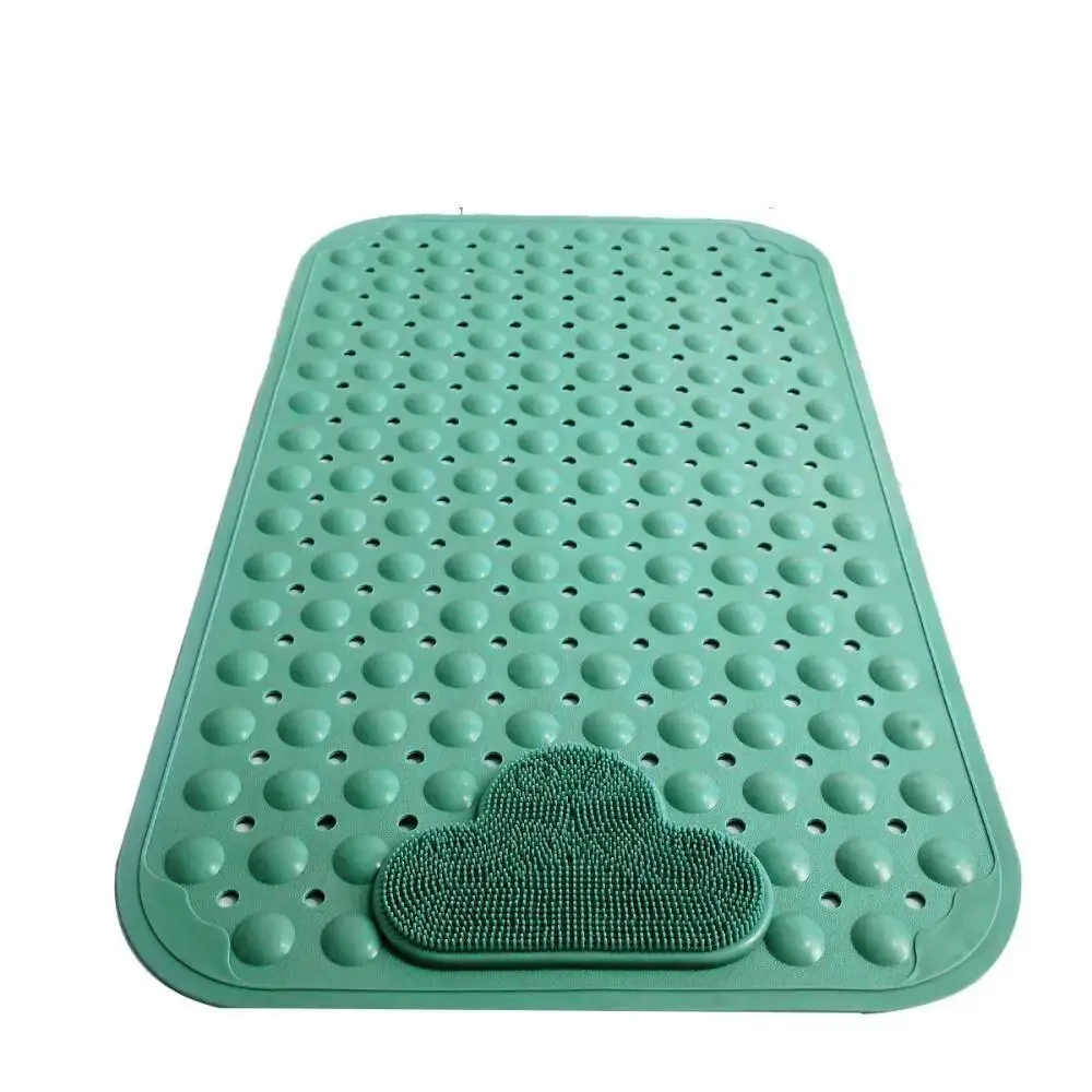 Bathroom Anti-Slip Floor Mat Household Suction Cup Drainage Hole TPE Bath Rug 2024 New Wholesale Price