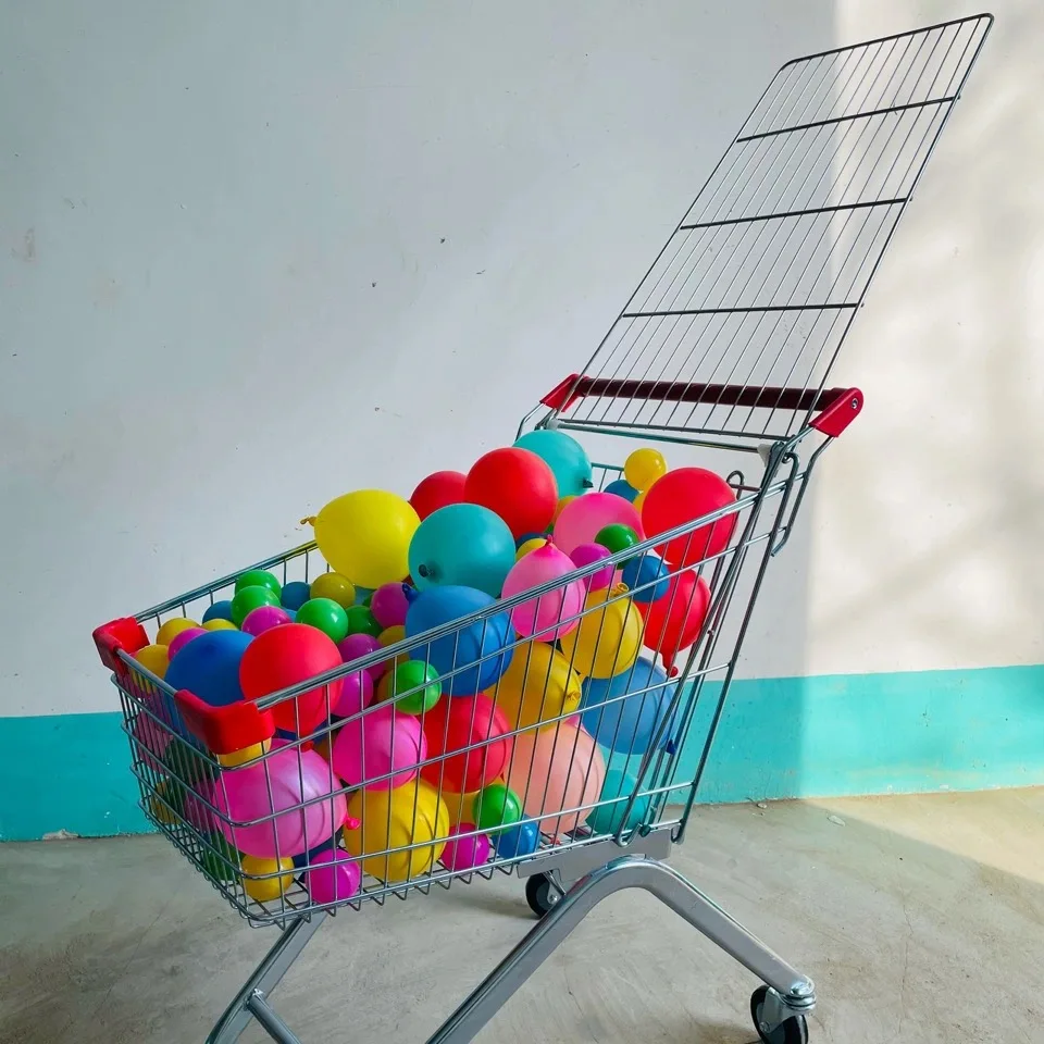 سلة تدريب التنس لمدرب التنس في السوبر ماركت المغطاة، عربة مستودع الصيدلة، عربة الراحة الخاصة #2