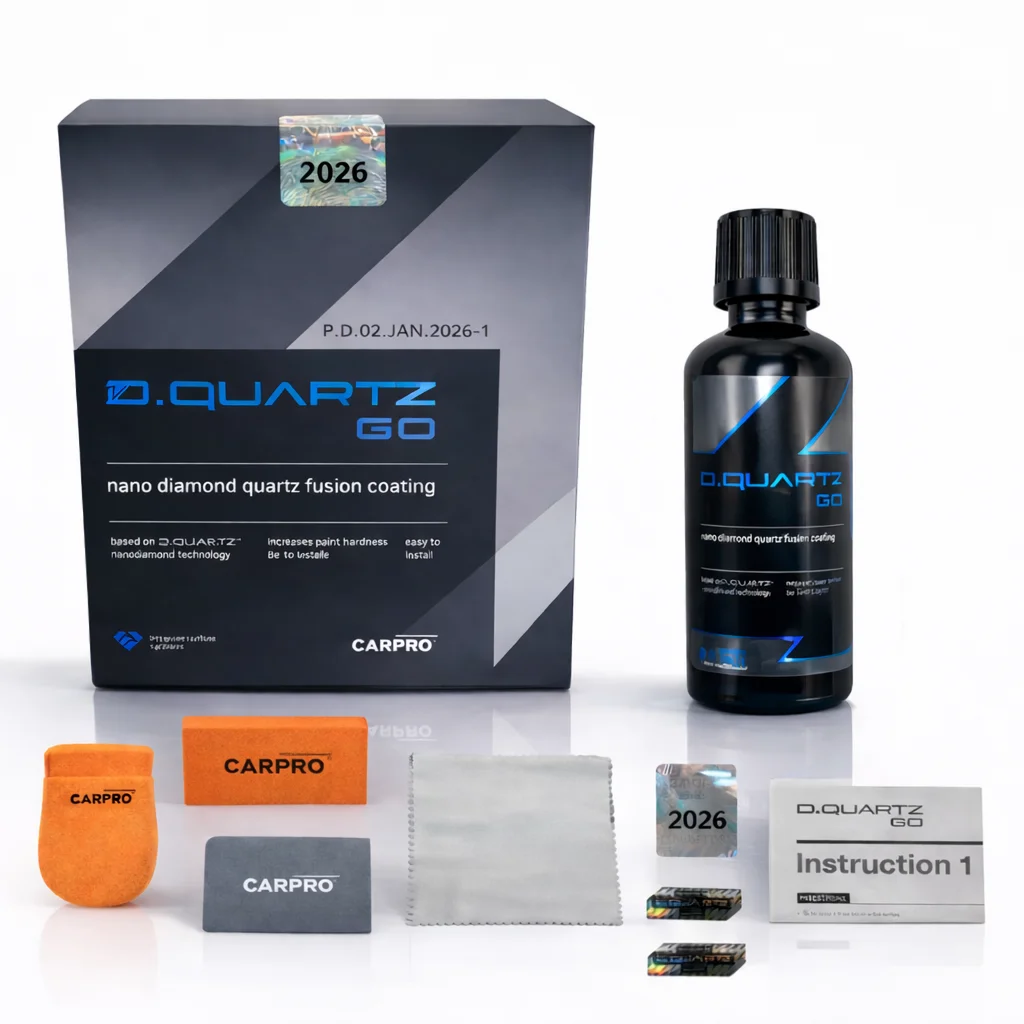 

DQUARTZ GO 50ml Kit Nano Diamond Quartz Fusion Ceramic Coating for Car Care Enhanced Protection Gloss Increase Surface Hardness