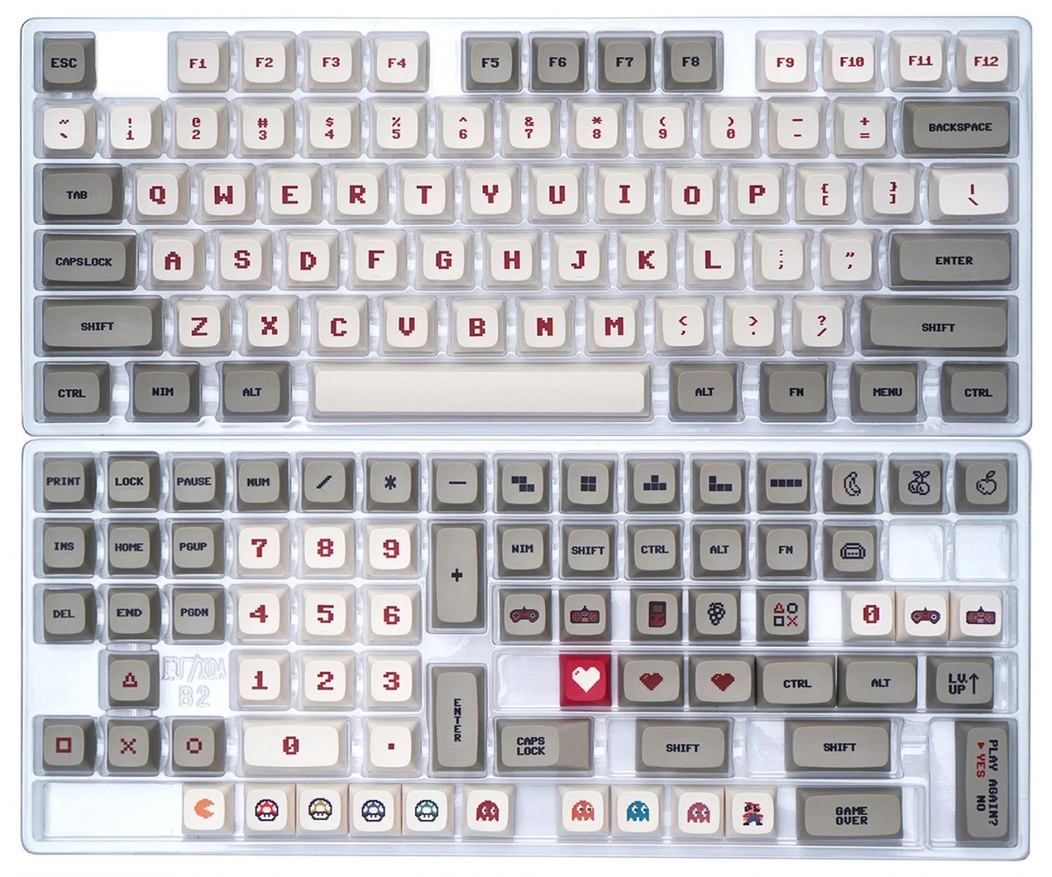 PBT染色キーキャップ 1セット メカニカルキーボード用
