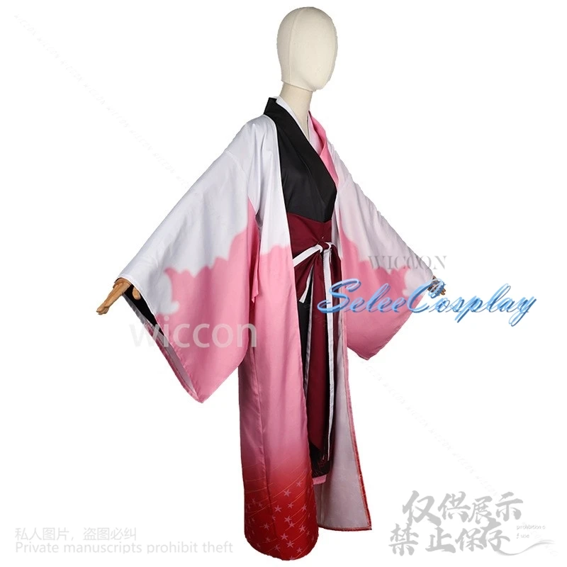 Ozaki Koyo Hiannbana Cosplay Anime Bungo bezpańskie psy kostium jednolita sukienka Kimono Lolita peruki impreza z okazji Halloween strój dla kobiet