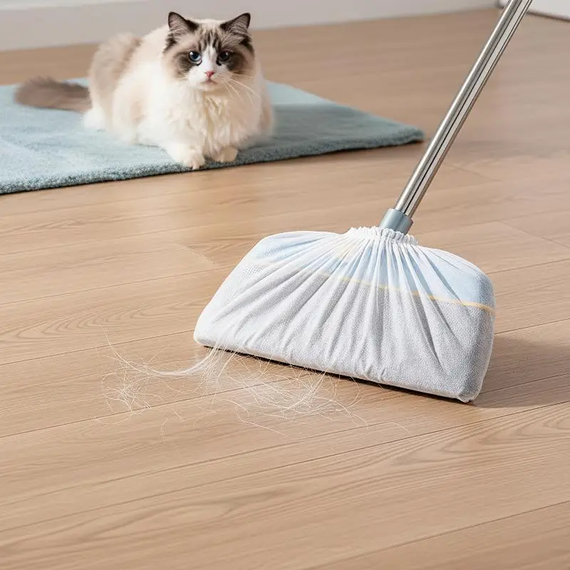 200/100Pcs Disposable Non Woven Dust Mop Replacement Covers Electrostatic Adsorption No Wash Needed For Home Daily Floor Wall