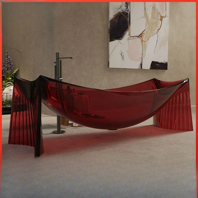 Transparent color resin suspended hammock type, bathtub