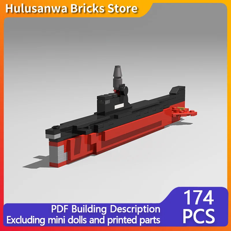 

K19 WW2 военные сосуды модель MOC строительные кирпичи военное оборудование модульные технологии подарки праздник сборка детские игрушки костюм