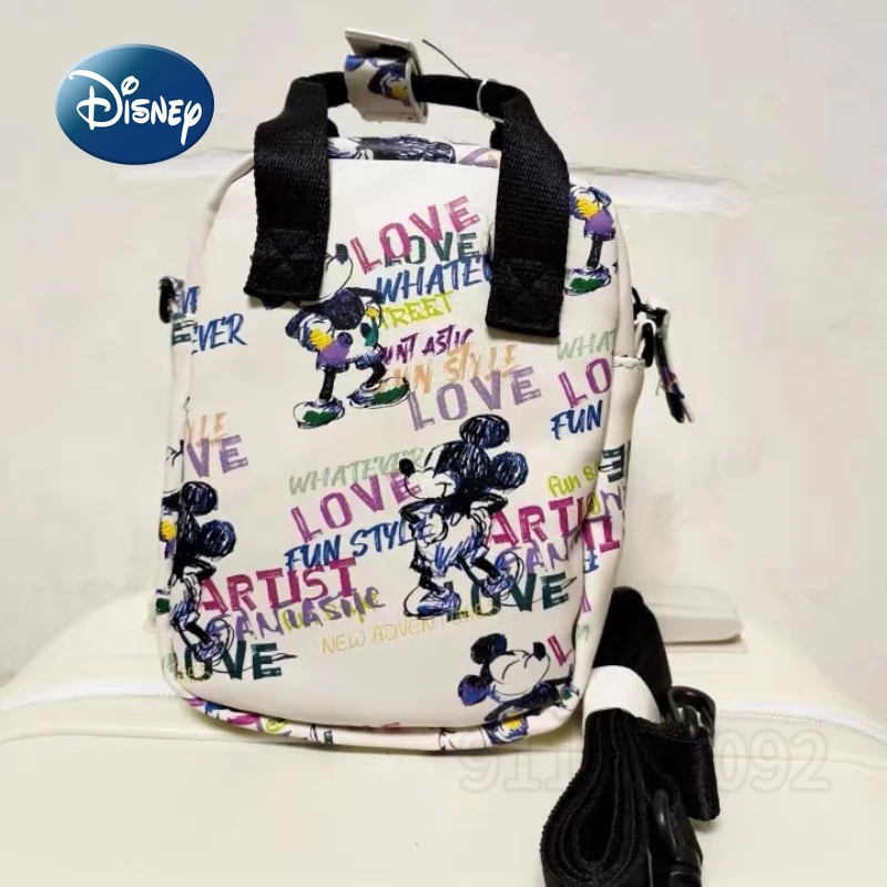 Disney Mickey New Children\'s Crossbody Bag Luxury Brand Original Children\'s Shoulder Bag Cartoon Cute Fashion Children\'s Bag