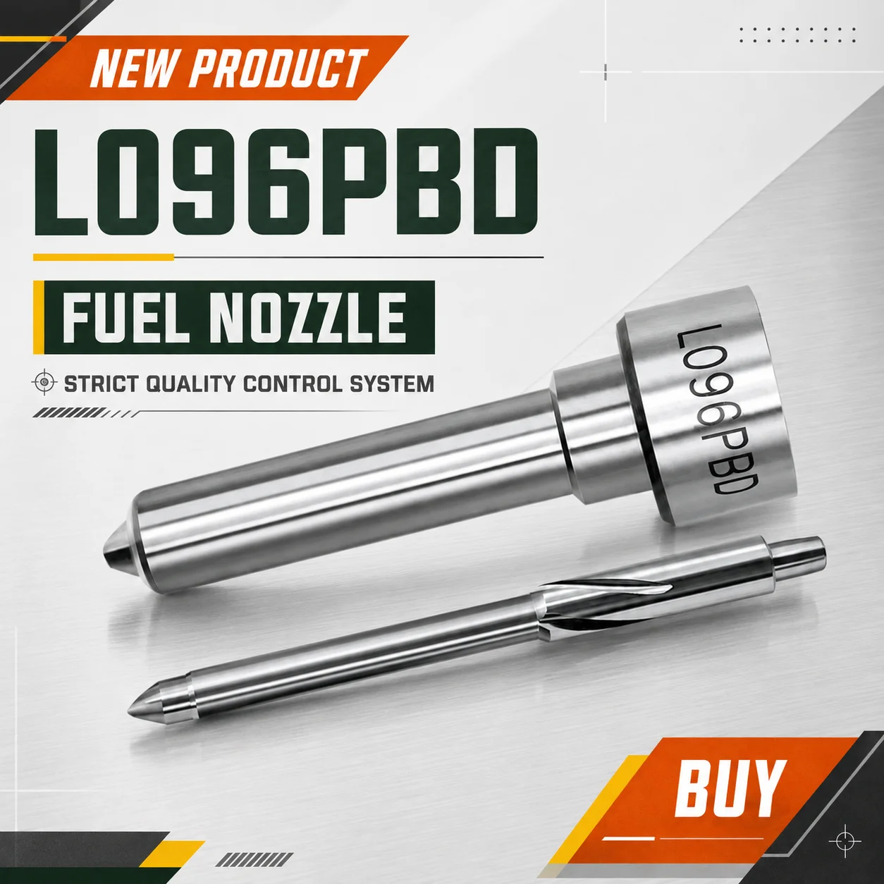 ​Common Rail Spray Nozzle L096PBD(Long And Standard), Matches Fuel Injector EJBR00301Z EJBR01001D .LH2830