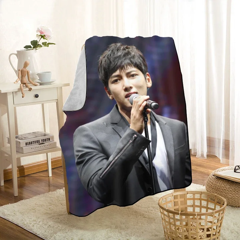 New Arrival Ji Chang Wook Blankets Printing Soft Blanket Throw On Home/Sofa/Bedding Portable Adult Travel Cover Blanket