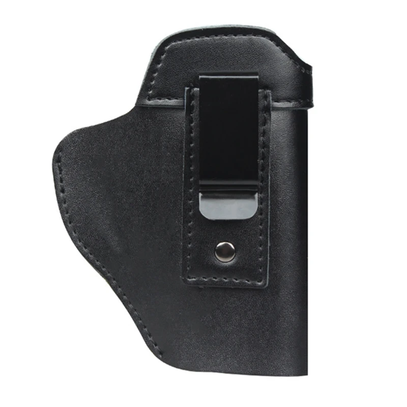 Left RIGHT Gun Holster for Concealed Carry Airsoft, IWB Gun Leather Holster for Glock 17 19 43X Sig P365 9mm