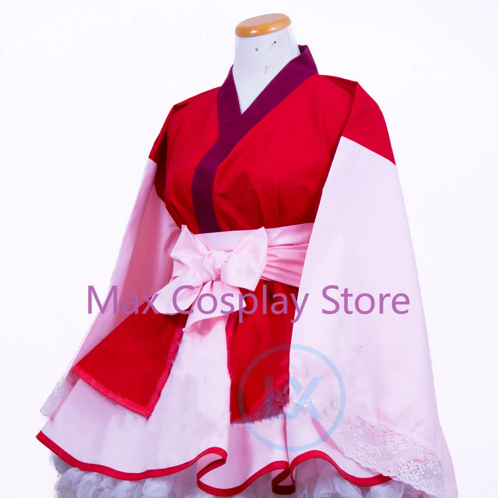 Max Anime Princess Yona of the Dawn Princess Cosplay Costume Lolita Kimono Dress Full Sets Female Halloween Gift Custom size