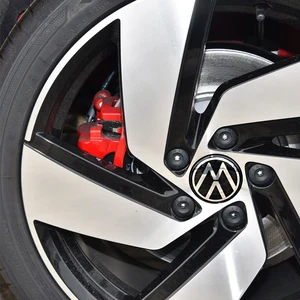 Car Styling Wheel Center Cap, Hub Covers, Badge Accessories, VW Volkswagen, Golf, Sharan, Passat, Tiguan, 55mm, 56mm, 65mm, 70mm, 4pcs 9 Main Sales Center Jante VW - №5