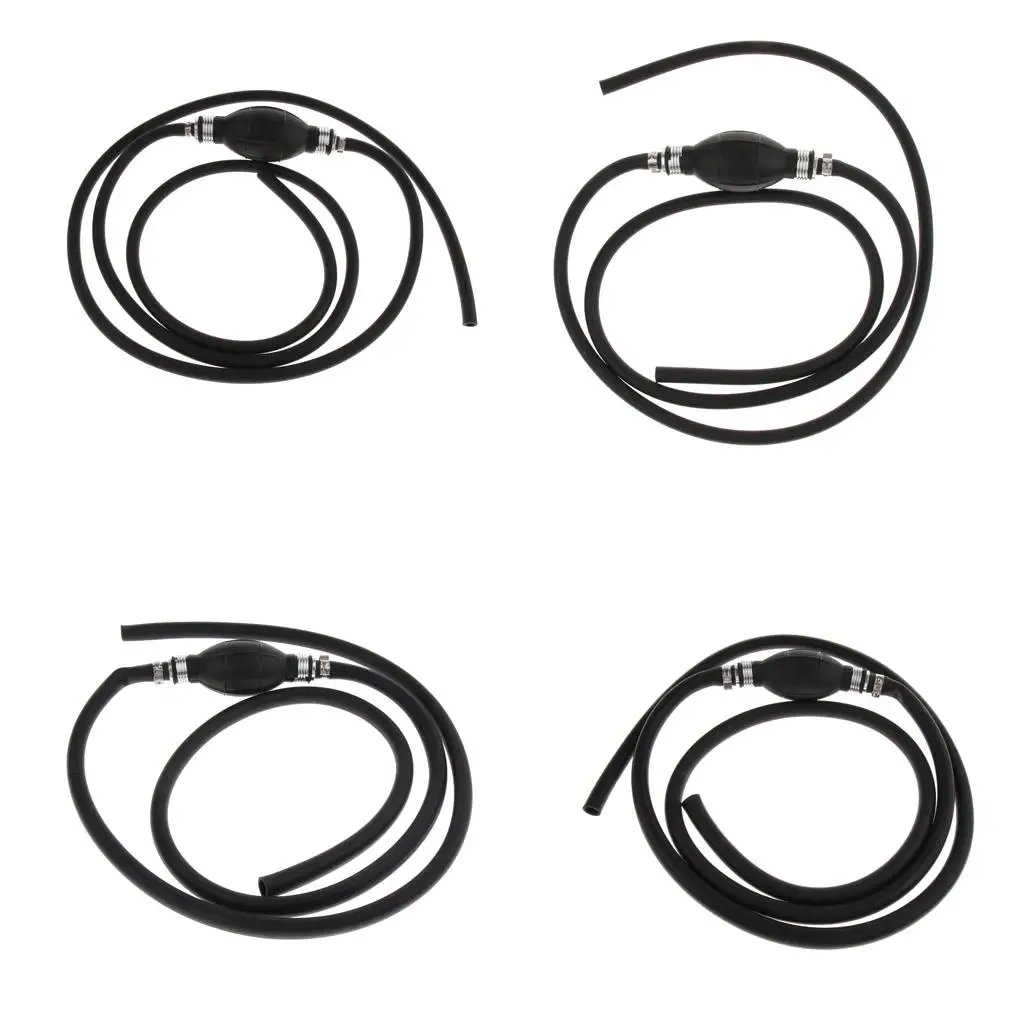 Fuel Line Hose Pipe Connector Universal Outboard Gasoline Transfer Pump for Car Boat RV Motorcycle Tractor