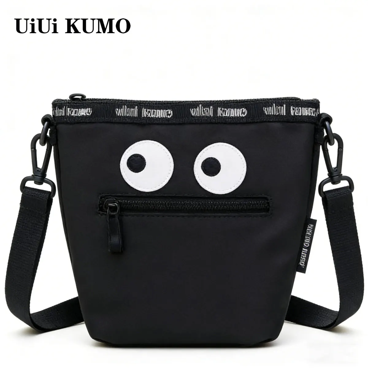 

UiUi KUMO Bucket Bag Big eyed black vegetable basket bag crossbody bag Portable handbag