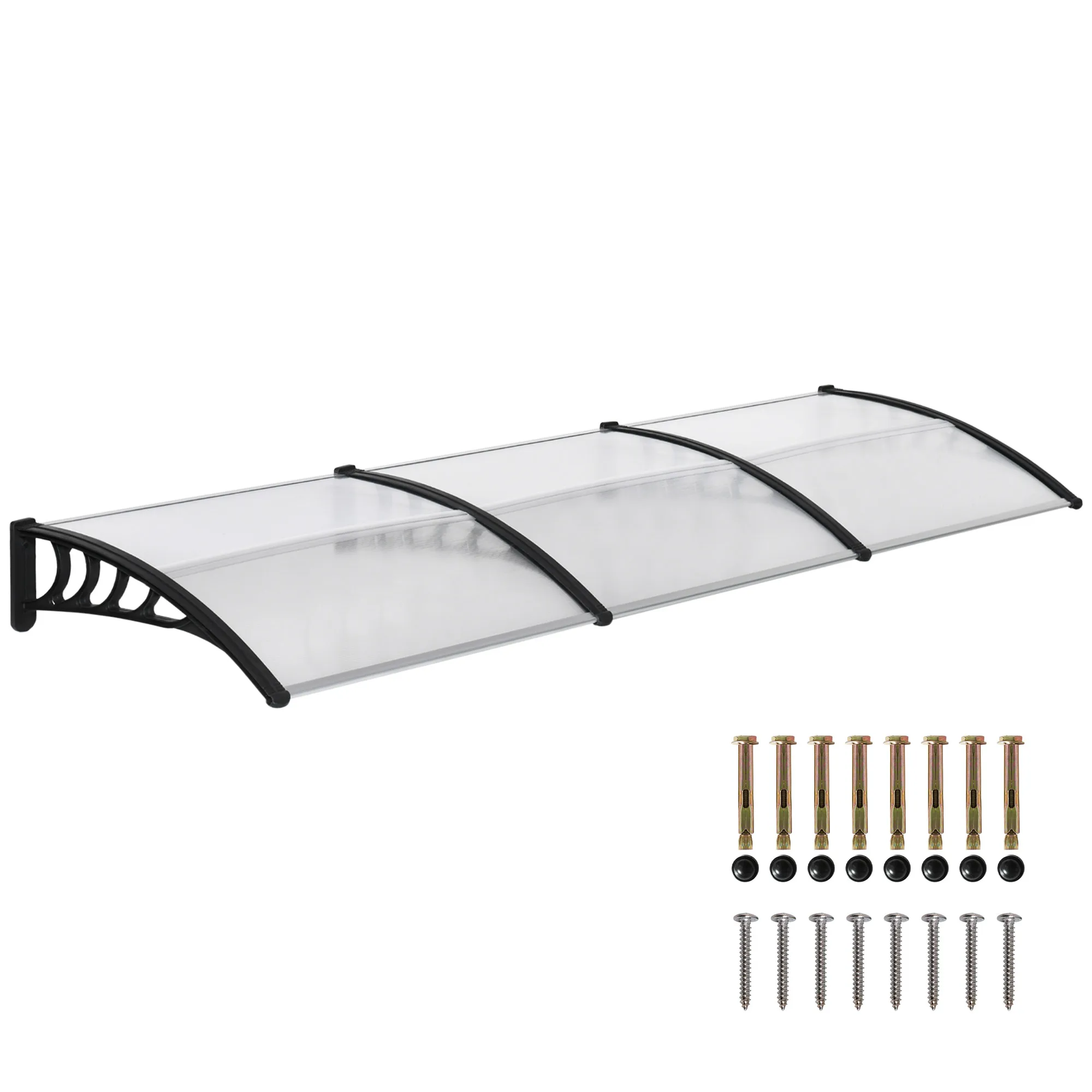 Tettoia di protezione per porte esterne Outsunny