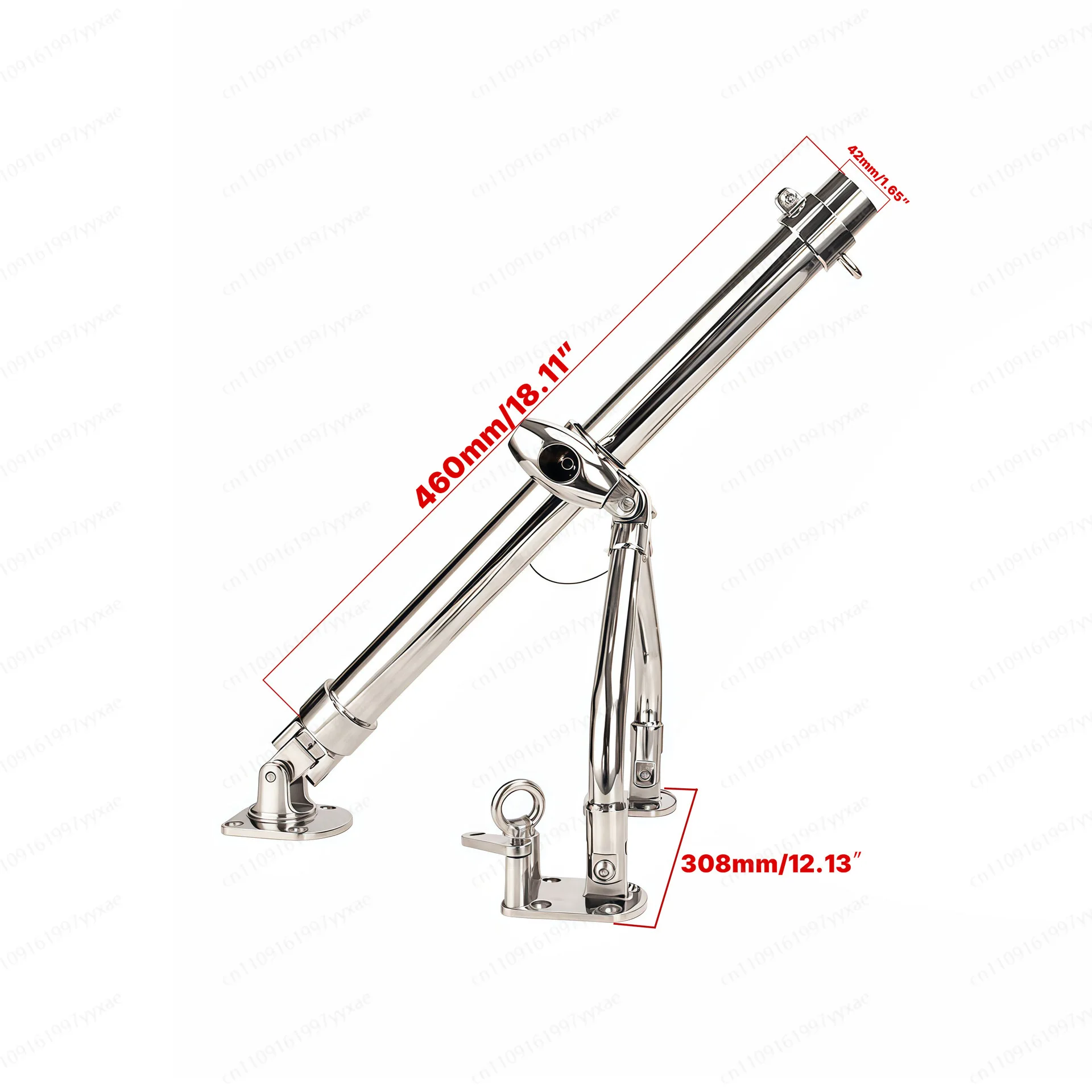 

Аксессуары для лодок: держатель для удочки из нержавеющей стали с регулируемой ручкой и основанием