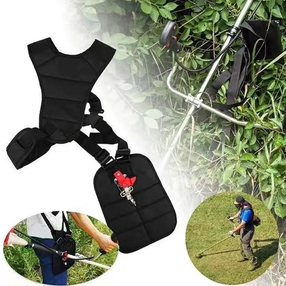 Power Pruner Lawn Mower Double Trimmer Shoulder For Brush Cutter & Trimmer Garden Harness Adjusted Band Strap Belt Accessries