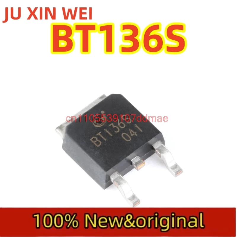 Original Genuine SMD BT136S TO-252 6A/600V Triac 100% brand new chip