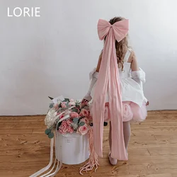 LORIE A-line Pink Flower Applique Cute Girl Dress Mini Baby Girl Dresses New Christmas Birthday Present Customized 2025 Gift