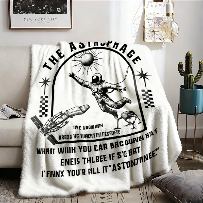 Astrophage Vintage Comfort Flannel Throw, Project Hail Mary, Rocky Amaze, Book Lover Gift Gift Warm Blanket Cozy Blanket
