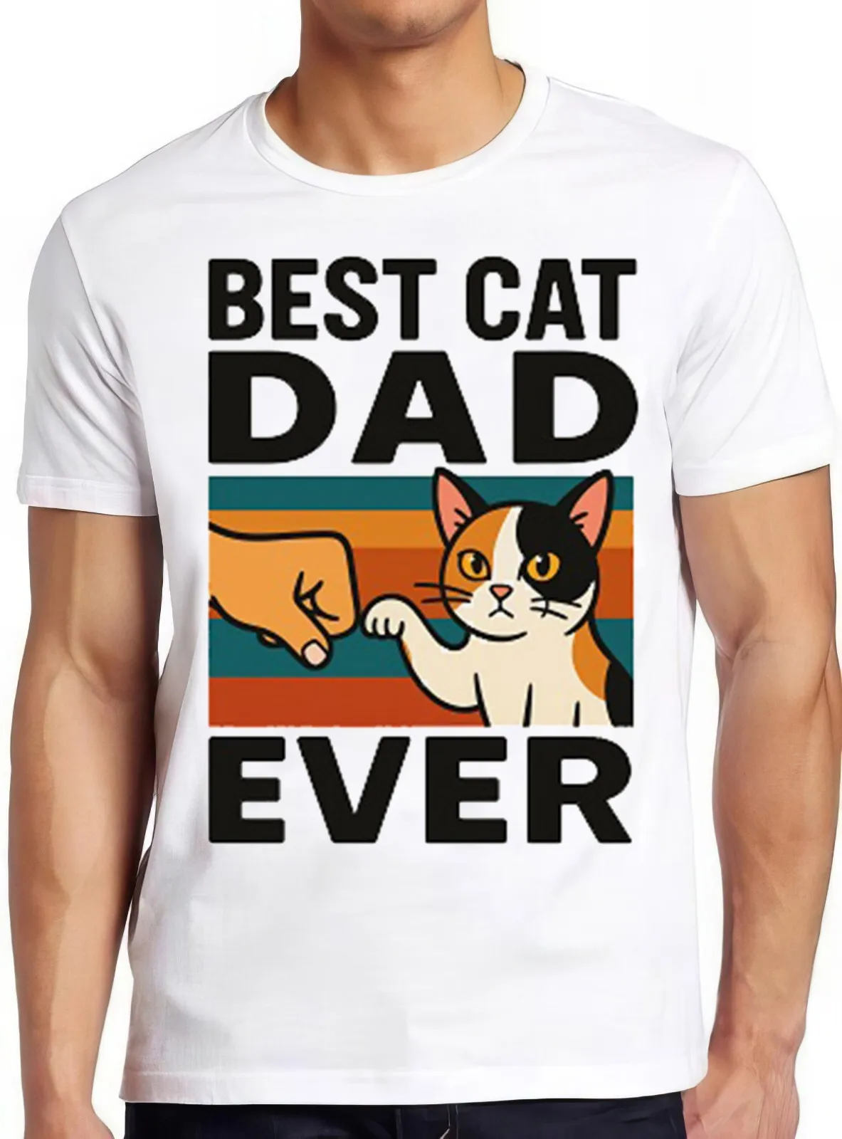 Best Cat Dad Ever Bump Meme Funny Style Gamer Funny Gift Tee T Shirt 2820
