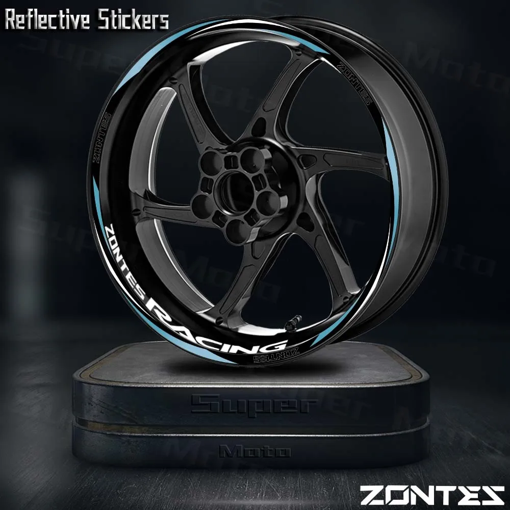 

Reflective Sticker Motorcycle Accessories Wheel Rim Stripe Decal Waterproof For For ZONTES 350E 350D 350M 368K 368D 368E 368M