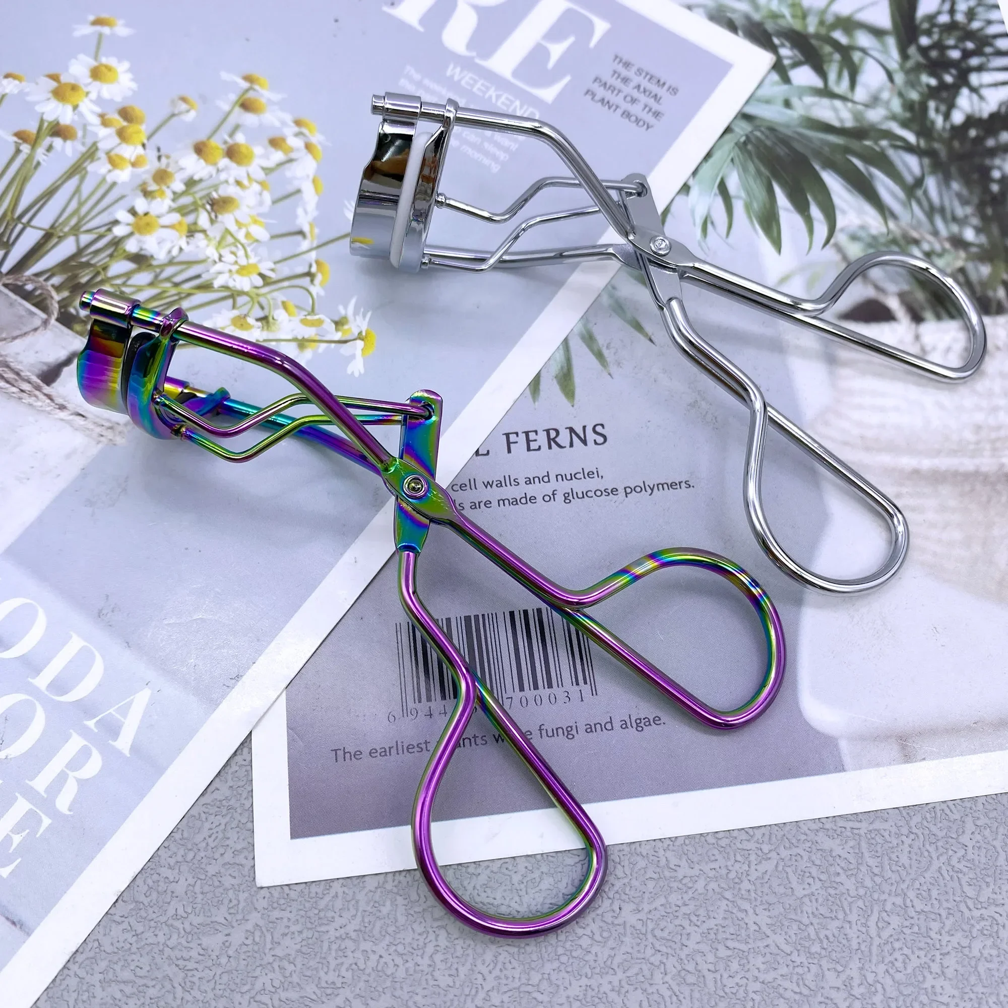 Curlers de cílios falsos, cílios, curling clip, cosméticos para beleza, acessórios de metal, maquiagem ferramentas, 1pc